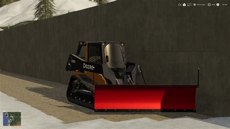 fs19 skid steer plow|snow plow mod fs19.